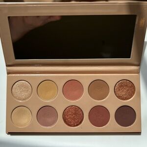 KKW Beauty Warm Neutral Eyeshadow Palette — Browns, Golds, Copper, Tan
